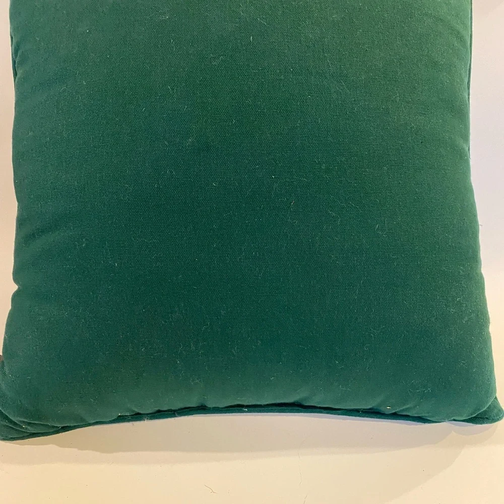 Christmas Pillow With Dog & Cat